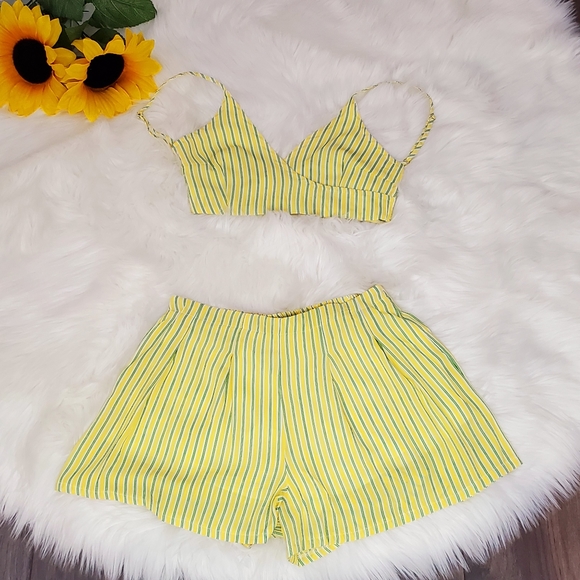 Bralette Shorts Set Bra Boutique NEW Summer Swim - Picture 8 of 11